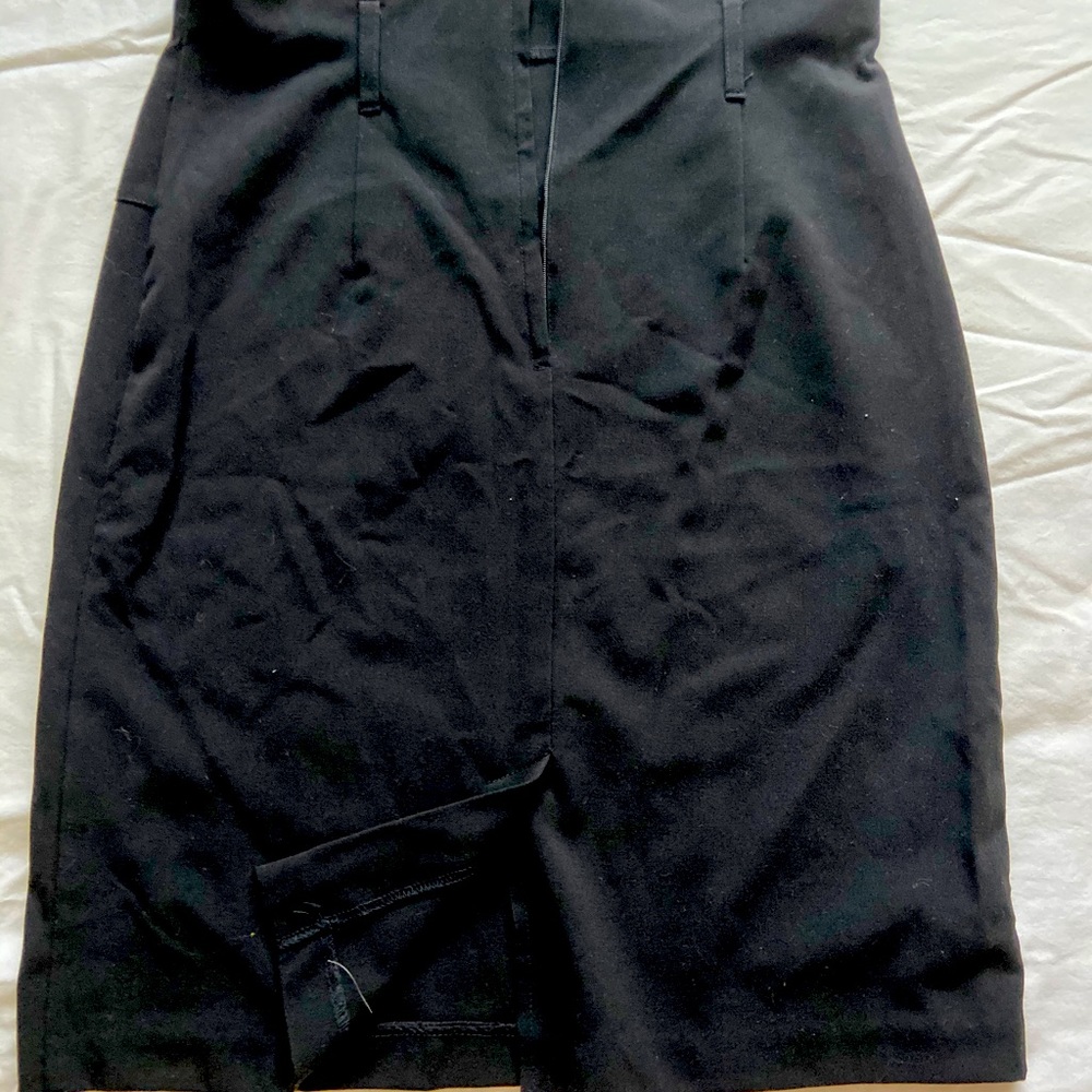Black pencil skirt
